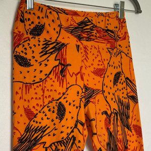 LuLaRoe Bird Print One Size Leggings